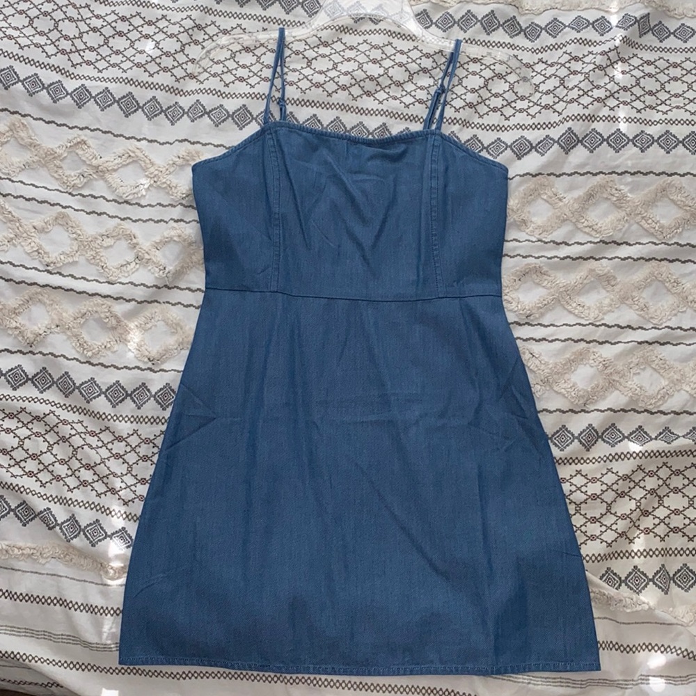 NWT Short denim style dress - Size Small.